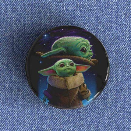 Double Yoda Badge/Magnet