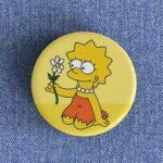 Lisa Picking a Flower