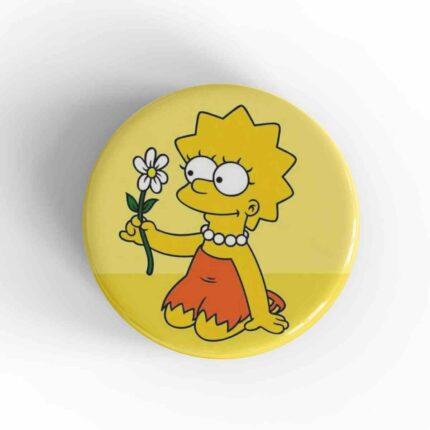 Lisa Picking a Flower