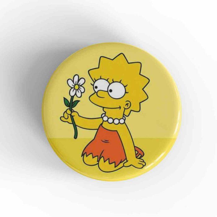 Lisa Picking a Flower