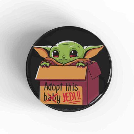 Adopt This Jedi Badge/Magnet