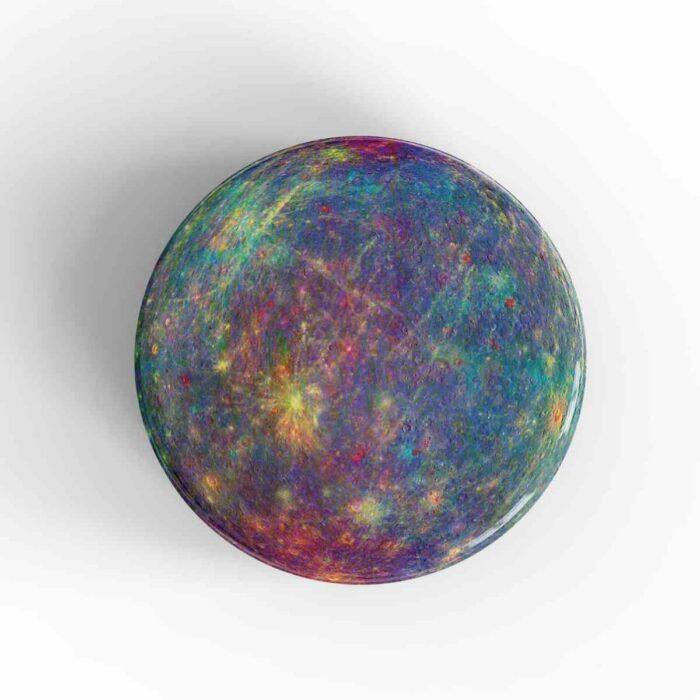 Planet Mercury Badge/Magnet