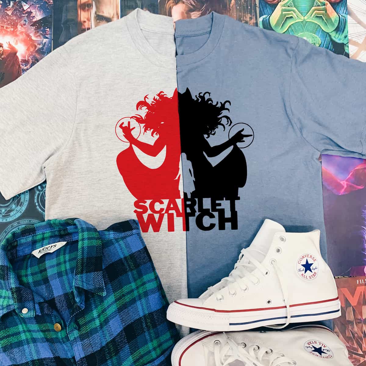 Sarlet Witch Silhouette T-Shirt Sarlet Witch Silhouette T-Shirt