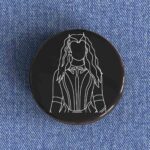 Scarlet Witch Line Art Badge/Magnet
