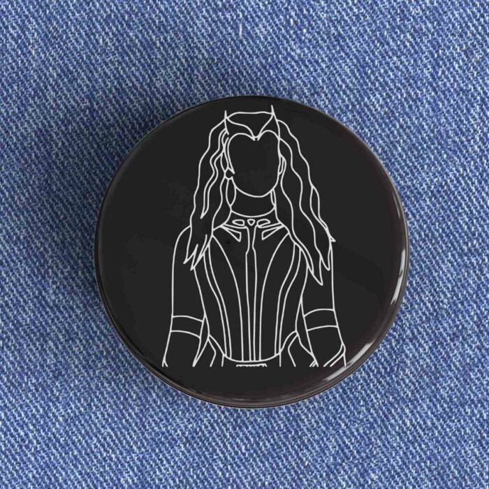 Scarlet Witch Line Art Badge/Magnet