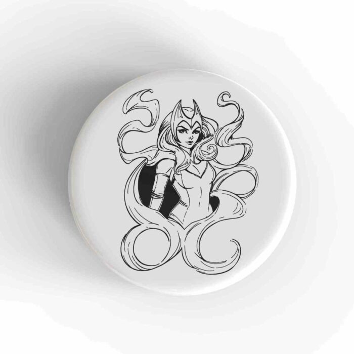 Scarlet Witch Illustration Badge/Magnet