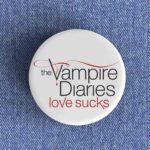 Vampire Diaries Love Sucks Badge
