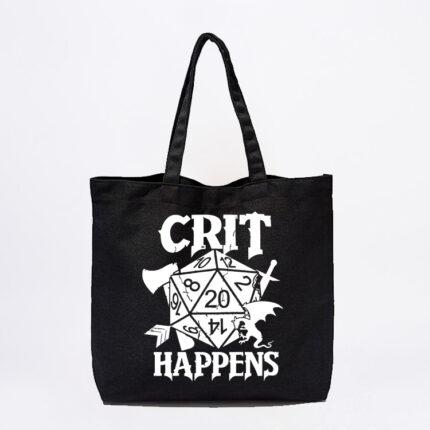 Crit Happens Tote Bag