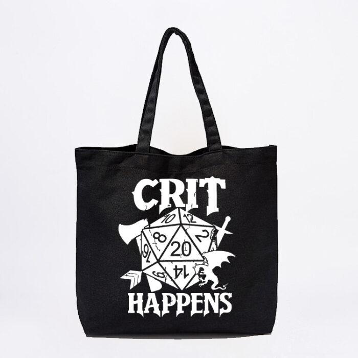 Crit Happens Tote Bag