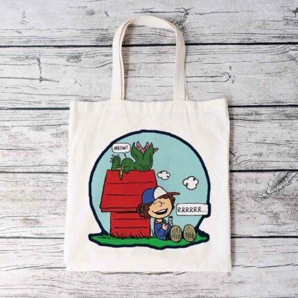 Dustin Snoopy Tote Bag