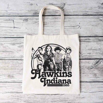 Hawkins Indiana Tote Bag