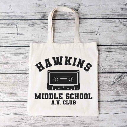 Hawkins Middle School Tote Bag