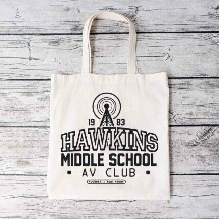 Hawkins AV Club Tote Bag