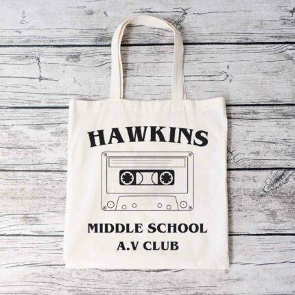 Hawkins AV Club Tote Bag