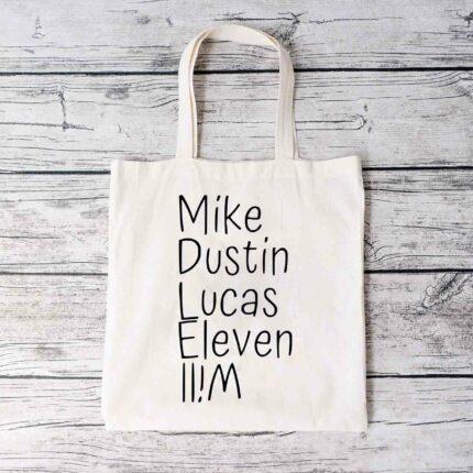 Stranger Things Cast Tote Bag