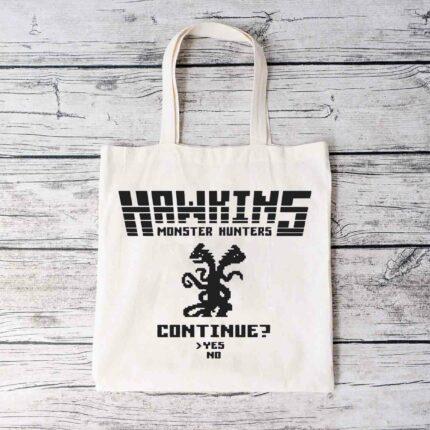 Hawkins Monster Hunters Tote Bag