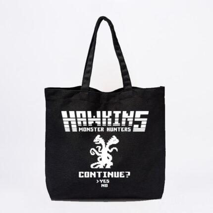 Hawkins Monster Hunters Tote Bag