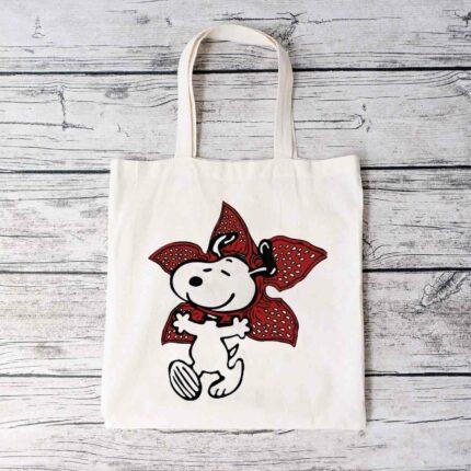 Demo Snoopy Tote Bag