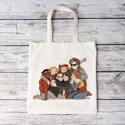 Stranger Things Cast Tote Bag