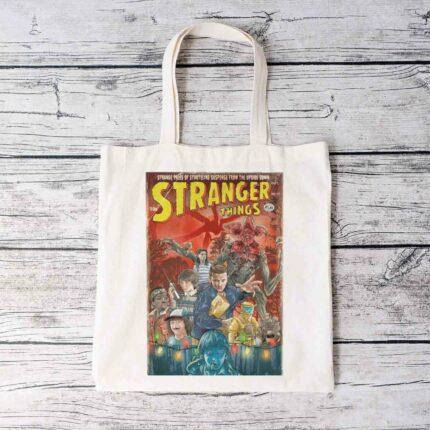 Stranger Things Poster Tote Bag