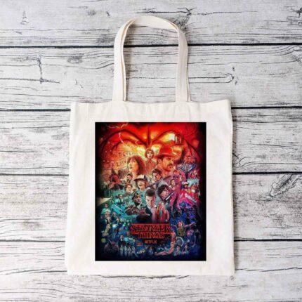 Stranger Things Poster Tote Bag