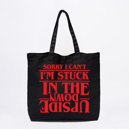 Stuck In The Upside Down Tote Bag