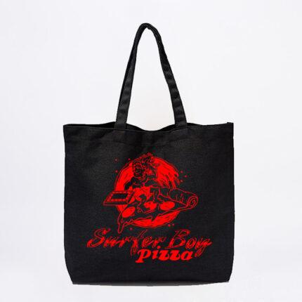 Surfer Boy Pizza Tote Bag