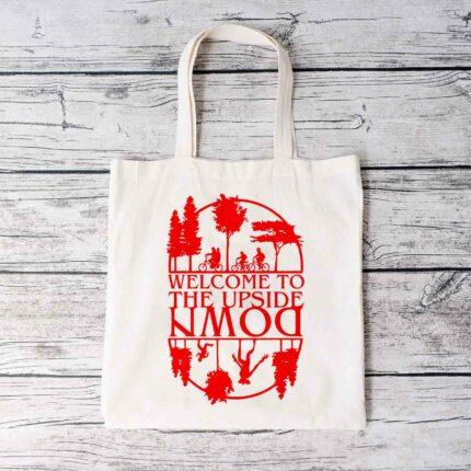 Welcome To The Upside Down Tote Bag