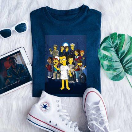 Stranger Things Simpsons Inspired T-Shirt