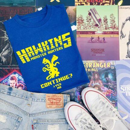 Hawkins Monsters Hunters T-Shirt