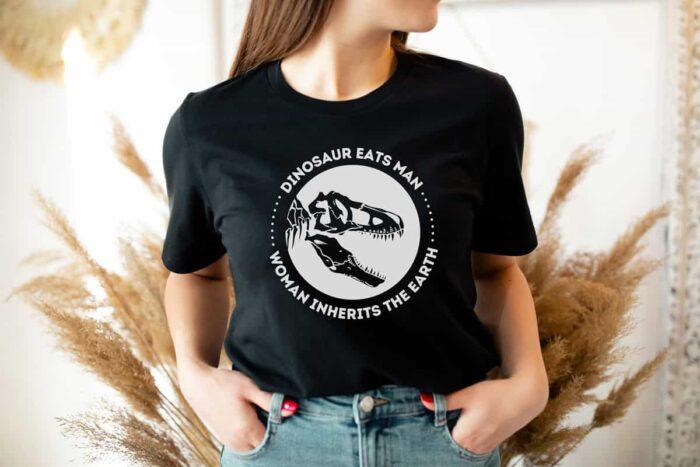 Woman Inherits Earth T-Shirt - Image 2