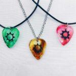Sun Guitar Pick Necklace - Image 4