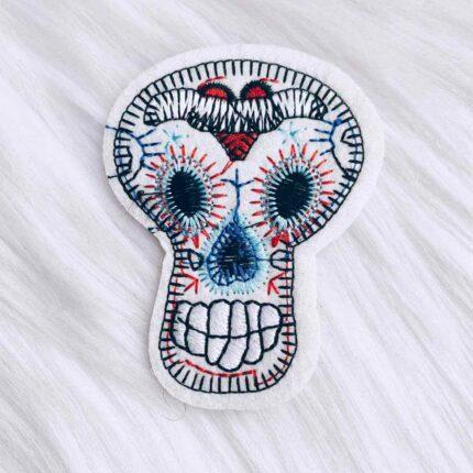 Stitched Skull Patch