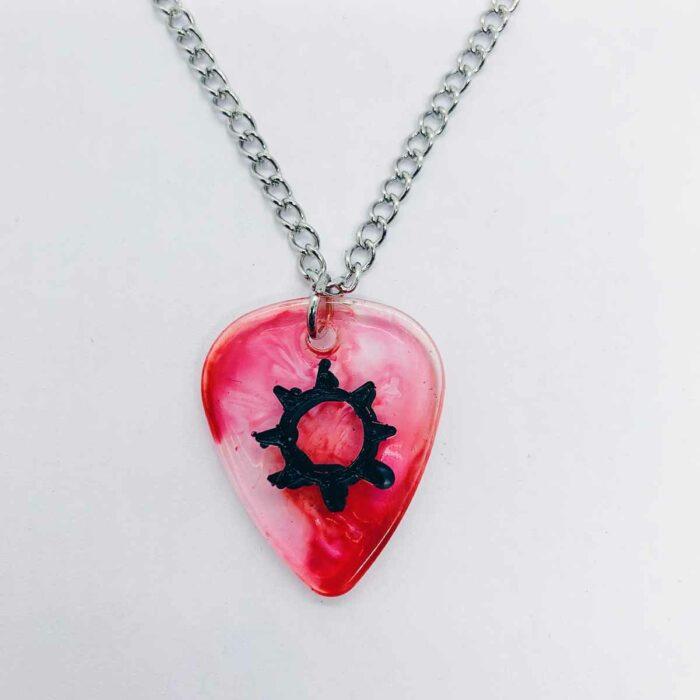 Sun Guitar Pick Necklace