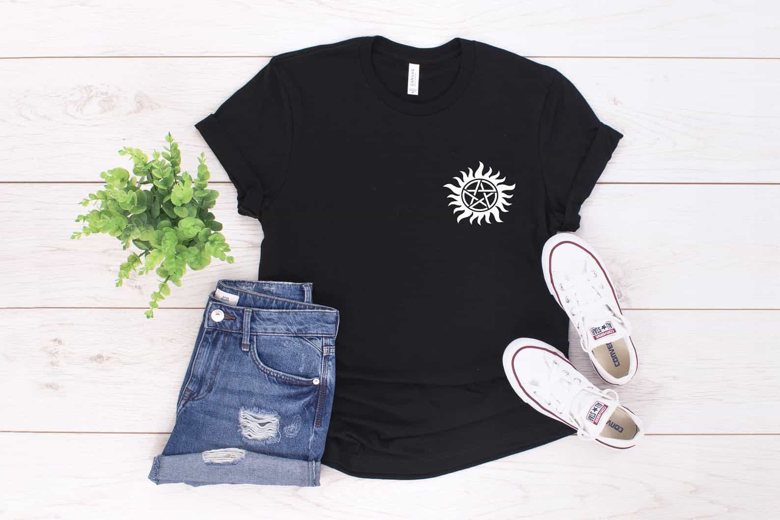 Supernatural Sign Pocket Print T-Shirt Supernatural Sign Pocket Print T-Shirt