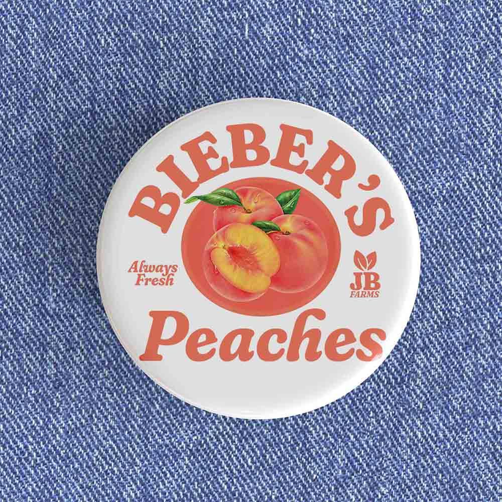 Bieber's Peaches Badge/Magnet Bieber's Peaches Badge/Magnet