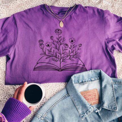 Blooming Book T-Shirt