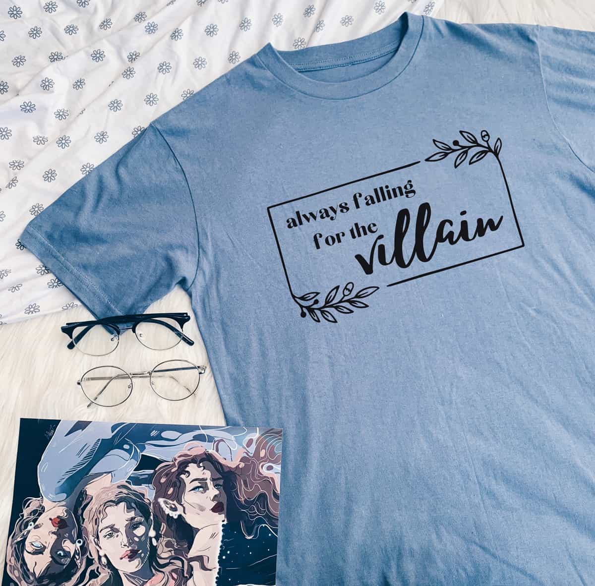 Falling For The Villian T-Shirt Falling For The Villian T-Shirt