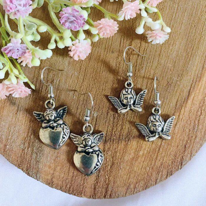 Earrings Flatlay