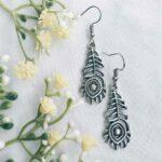 Peacock Feather Earrings