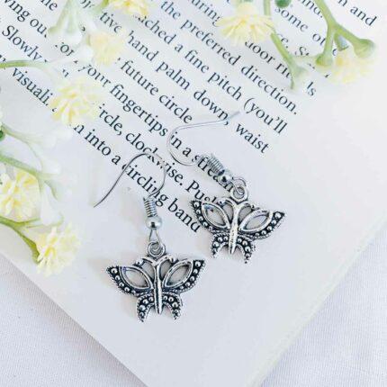 Detailed Butterfly Earrings