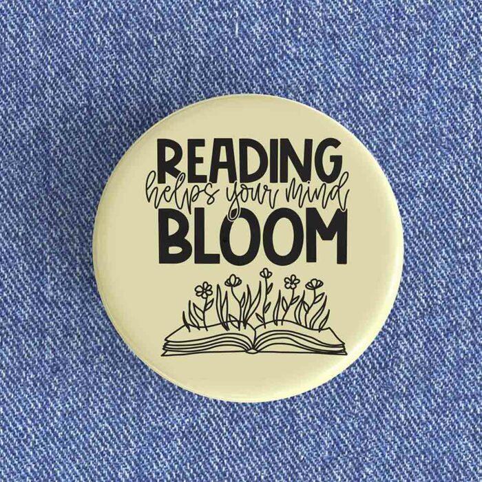 Reading Helps Your Mind Badge/Magnet