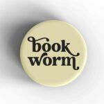 Book Worm Badge/Magnet