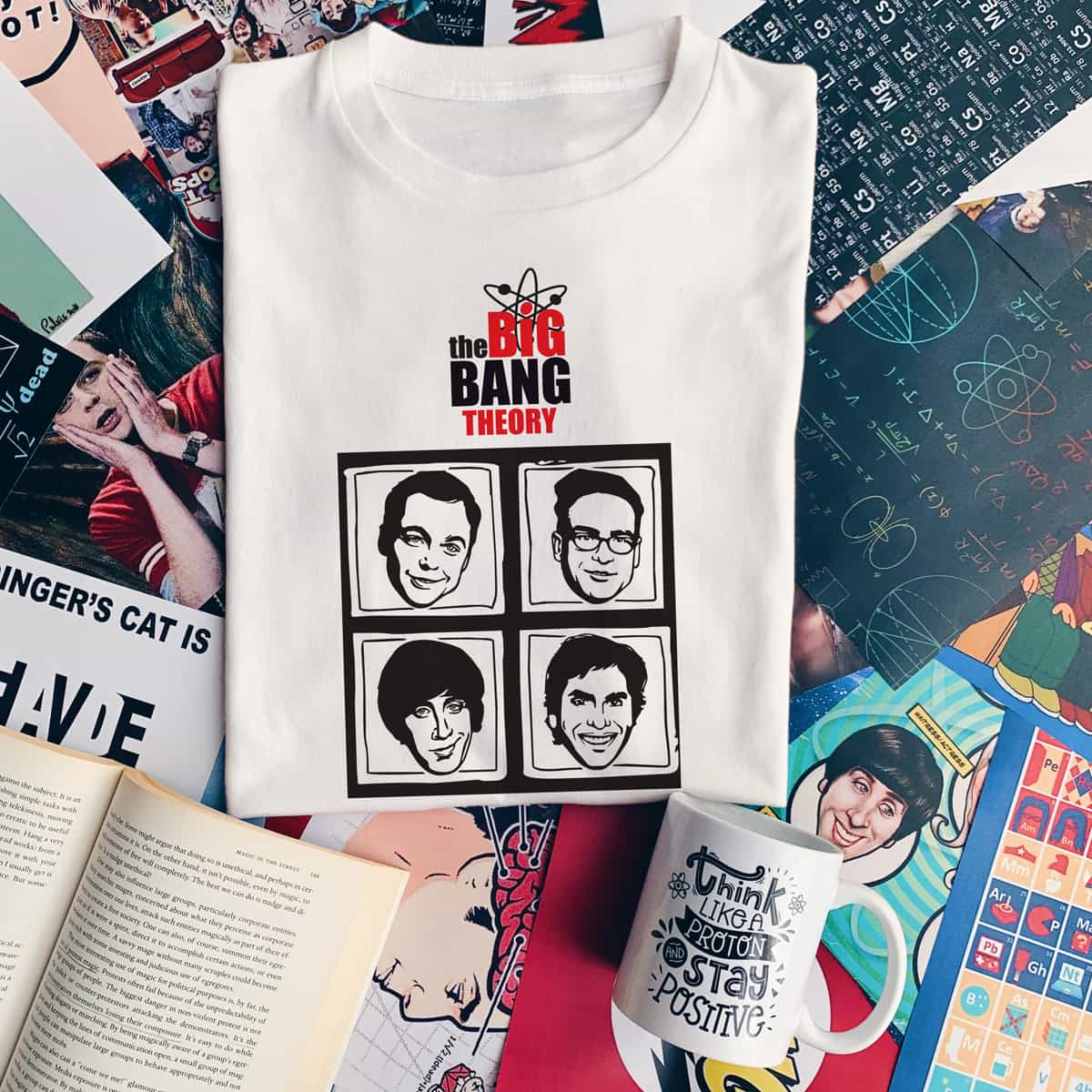 Big Bang Theory Male Cast T-Shirt Big Bang Theory Male Cast T-Shirt