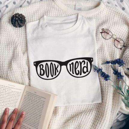 Book Nerd Glasses T-Shirt