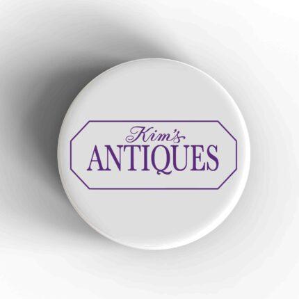 Kim's Antiques Badge/Magnet