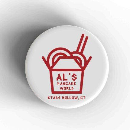 Al's Pancake World Fridge Badge/Magnet