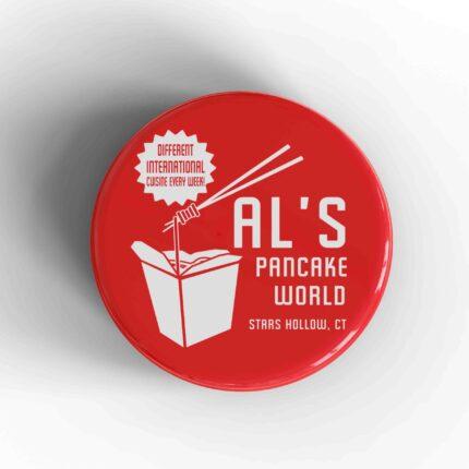 Al's Pancake World Badge/Magnet