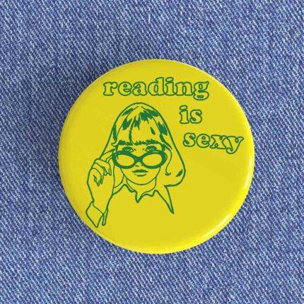 Reading is Sexy Badge/Magnet