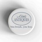 Kim's Antiques Badge/Magnet